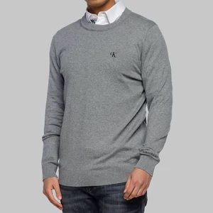 Calvin Klein férfi kötött pulóver, szürke