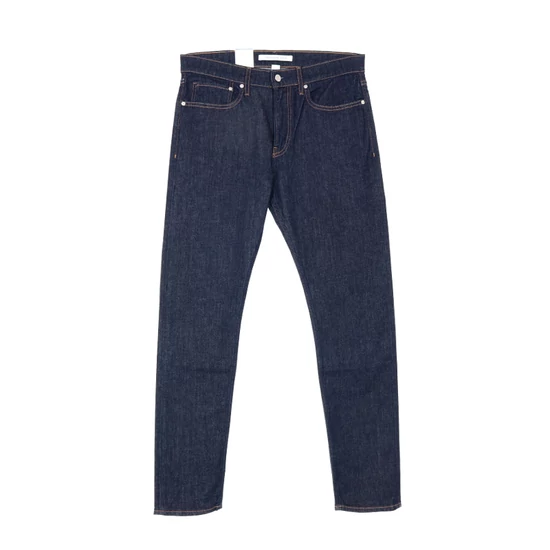 Calvin Klein férfi farmer, sötétkék pamut, skinny, below waist, skinny leg