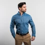 Kép 1/2 - Gant férfi hosszú ujjú ing, kék, 100% pamut, regular fit