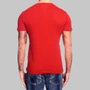 Kép 2/4 - Tommy Hilfiger férfi póló, piros, feliratos, 100% organikus pamut