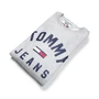 Kép 4/4 - Tommy Hilfiger férfi pulóver, világosszürke, feliratos, pamut