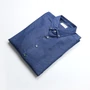 Kép 3/3 - Calvin Klein férfi hosszú ujjú ing, kék pöttxös, 100% pamut, slim fit